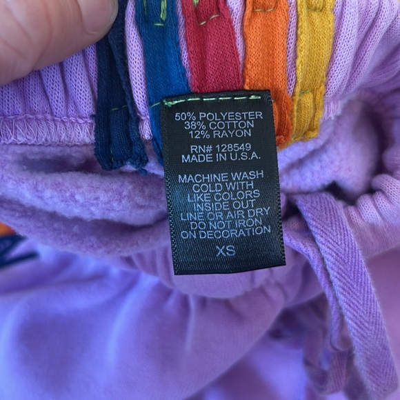 Aviator Nation 5 Stripe Jogger Sweatpants in Purple size XS, super comfy! - Picture 7 of 15